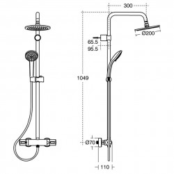 Ceratherm 100 T25 Shower Pack